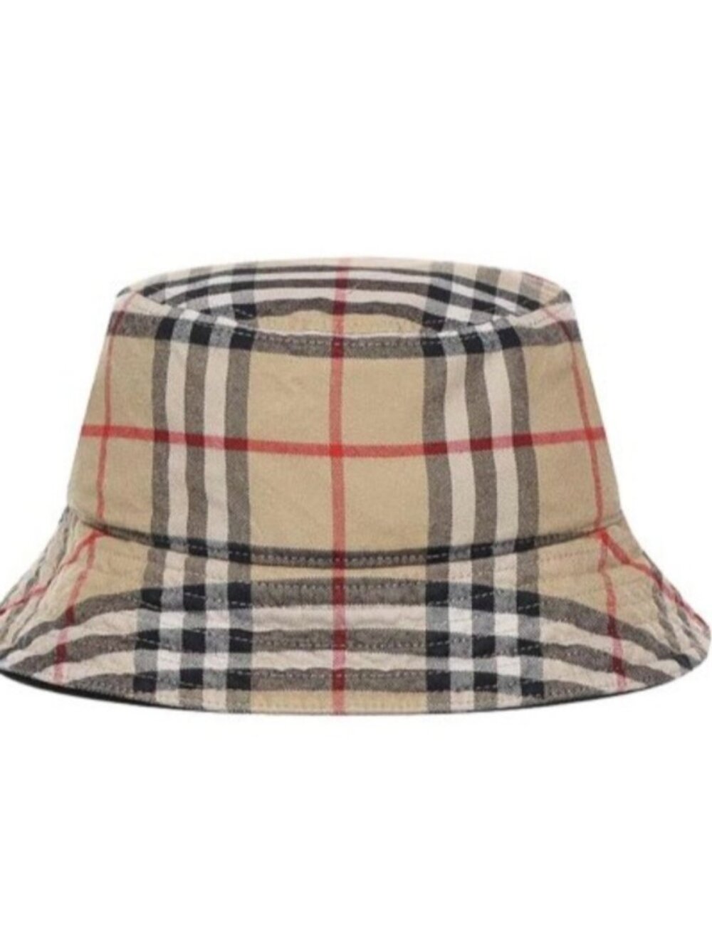 Burberry Classic Vintage Check Cotton Bucket Hat Archive Beige L 8075657